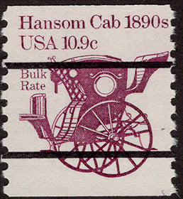 U.S. #1904a Hansom Cab 1890s