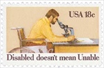 U.S. #1925 Year of the Disabled MNH