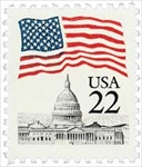 U.S. #2114 22c Flag Over Capitol MNH