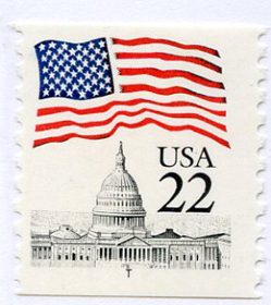 U.S. #2115c 22c Flag Over Capitol - Coil MNH