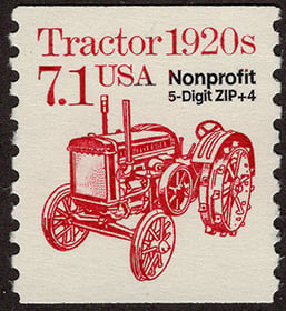 U.S. #2127b Tractor 1920s