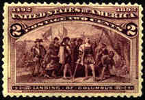 U.S. #231 Landing of Columbus 2c Mint