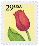 U.S. #2524A 29c Tulip Perf 13x12� MNH