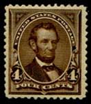 U.S. #254 Mint 4c Lincoln