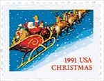 U.S. #2585 Santa and Sleigh MNH