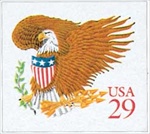 U.S. #2597 29c Eagle and Shield (red) MNH