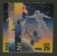 U.S. #2631-34 Space Accomplishments, 4 Singles MNH