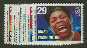 U.S. #2724-30 Rock and Roll, 7 Singles MNH