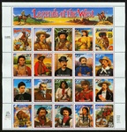 U.S.  #2869 Legends of the West, Pane of 20