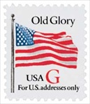 U.S. #2882 Old Glory with Red 'G' MNH