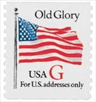 U.S. #2891 Old Glory with Red 'G' Coil MNH