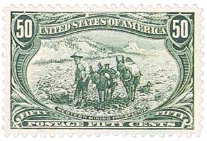 U.S. #291 Western Mining Prospector 50c Mint