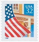 U.S. #2915B Flag Over Porch Coil MNH