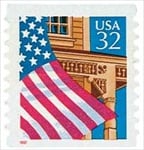 U.S. #2915D Flag Over Porch Coil MNH