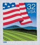 U.S. #2919 Flag Over Field MNH