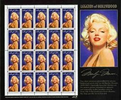 U.S.  #2967 Marilyn Monroe, Pane of 20