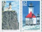 U.S. #2969-73 Great Lakes Lighthouses, 5 Singles MNH