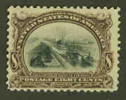 U.S. #298 Sault Ste. Marie Canal Locks 8c Mint