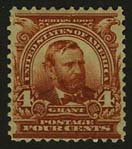 U.S. #303 4c Grant Mint