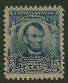 U.S. #304 5c Lincoln Mint