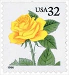 U.S. #3049 32c Yellow Rose MNH