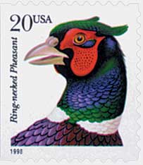 U.S. #3051 20c Ring-necked Pheasant MNH