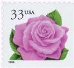 U.S. #3052 33c Pink Rose MNH