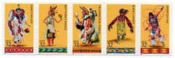 U.S. #3076a Indian Dances Strip of 5 MNH