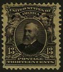 U.S. #308 13c Benjamin Harrison Mint