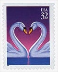 U.S. #3123 32c Love Swans MNH