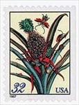 U.S. #3127 32c Merian - Pineapple, Cockroaches MNH