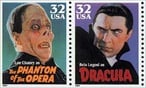 U.S. #3168-72 Classic Movie Monsters, 5 Singles