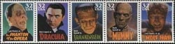 U.S. #3172a Movie Monsters Strip of 5 MNH