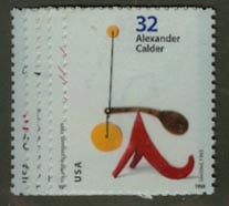 U.S. #3198-3202 Calder, 5 Singles MNH