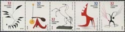 U.S. #3202a Calder Strip of 5