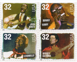 U.S. #3215a Folk Musicians Block of 4 MNH