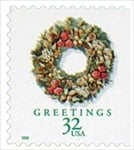 U.S. #3246 Christmas, Victorian Wreath MNH