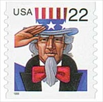 U.S. #3263 22c Uncle Sam Coil MNH