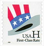 U.S. #3264 Uncle Sam's Hat 'H' Rate Coil