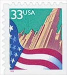 U.S. #3279 Flag Over City MNH