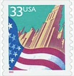 U.S. #3280 Flag Over City Coil MNH