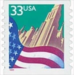 U.S. #3281 Flag over City Coil MNH