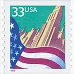 U.S. #3282 Flag Over City Coil MNH