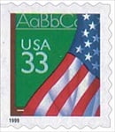 U.S. #3283 Flag Over Chalkboard MNH