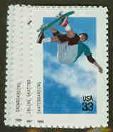 U.S. #3321-24 Xtreme Sports, 4 Singles MNH