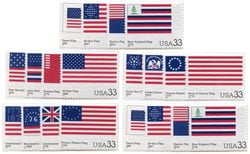 U.S. #3403a-t Stars and Stripes, 20 Singles MNH