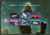 U.S.  #3409 Probing the Vastness of Space Souvenir Sheet