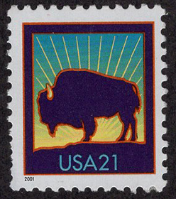 U.S. #3467 21c American Bison MNH