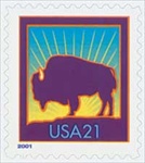 U.S. #3468 21c American Bison MNH