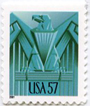 U.S. #3471A 57c Art Deco Eagle MNH